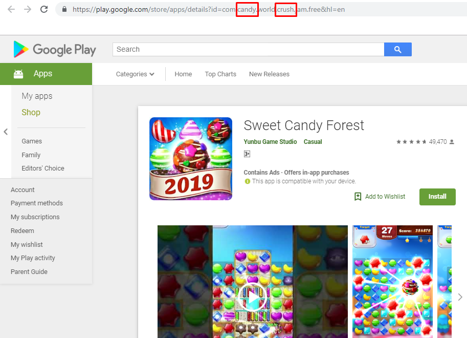Sweet Candy - Apps on Google Play
