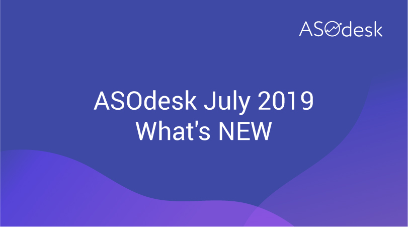 ASOdesk Updates