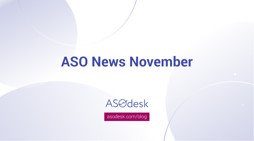 ASO news November