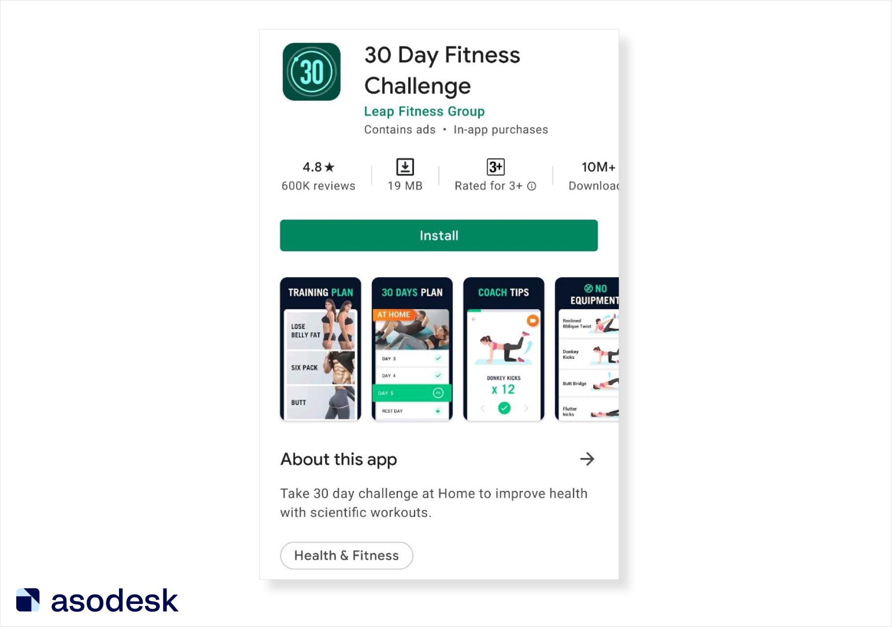 30 Day Fitness Challenge - Apps on Google Play