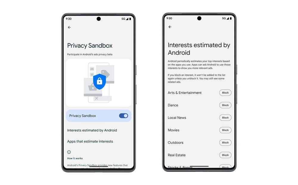 The Privacy Sandbox for Android Beta