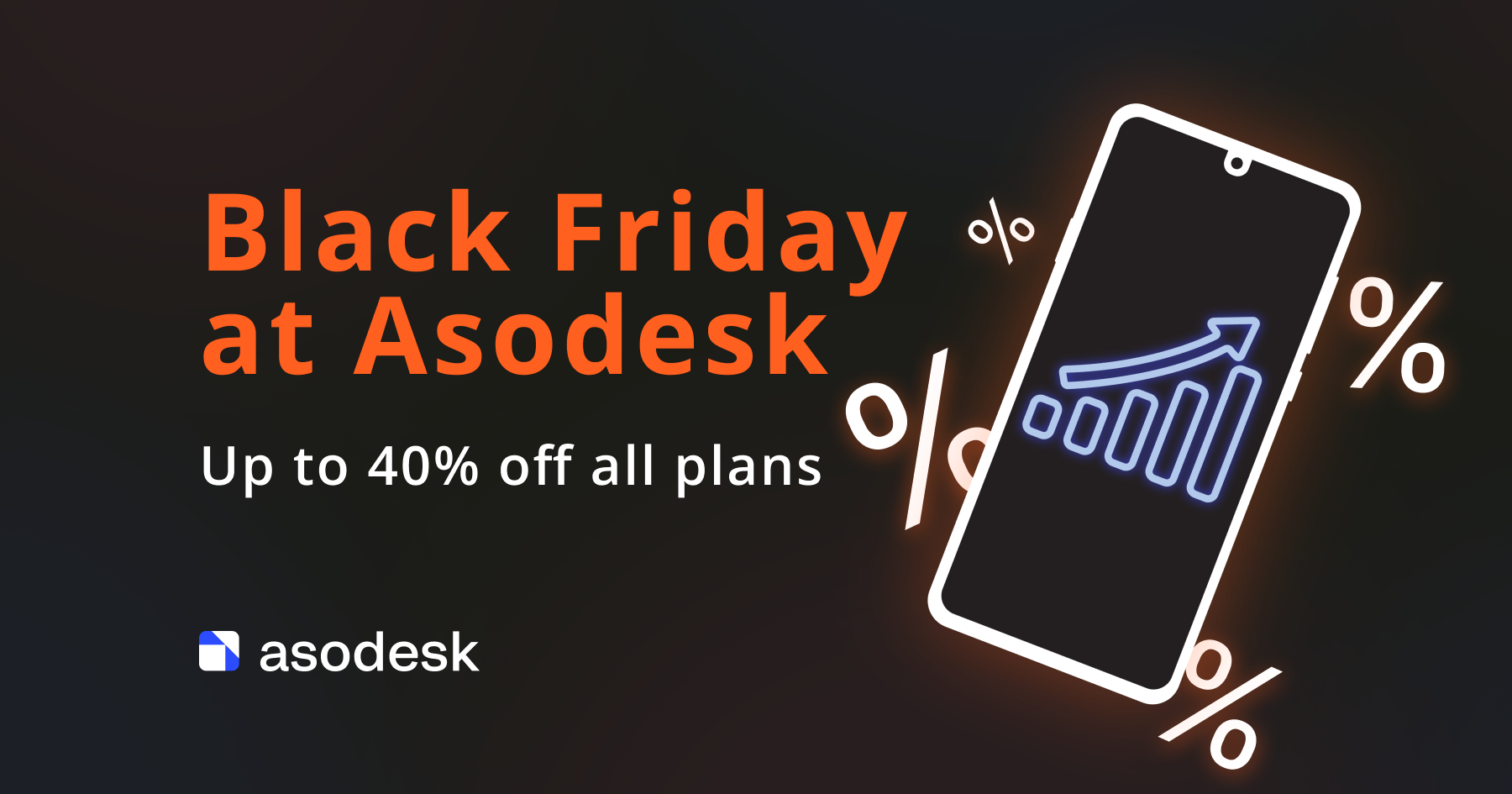 Black Friday at Asodesk: up to 40% off all plans
