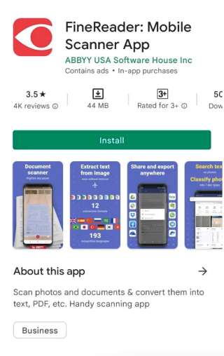 ABBYY Apps on the App Store
